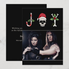 ジョイゴシックのクリスマスフォトホリデーカード シーズンカード