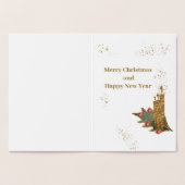 ジョイゴールデンキャンドルホリーベリークリスマス 箔カード (内部)