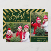 ジョイゴールデンフレーム2 PHOTOホリディグリーティングカード シーズンカード (正面/裏面)