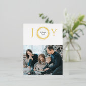 ジョイゴールデンリースクリスマス 箔シーズンポストカード (立ち正面)