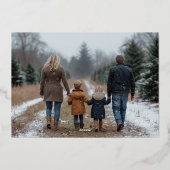 ジョイシンプルンボーレッド波状写真 箔シーズンカード (裏面)