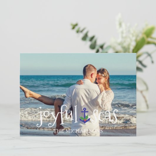 ジョイシーズビーチ航海のクリスマス シーズンカード (スタンド正面)