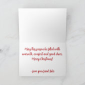 ジョイシーズンリースクリスマスカード シーズンカード (内部)