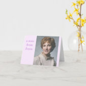 ジョイスの…メッセージカードからのノート カード (黄色い花)