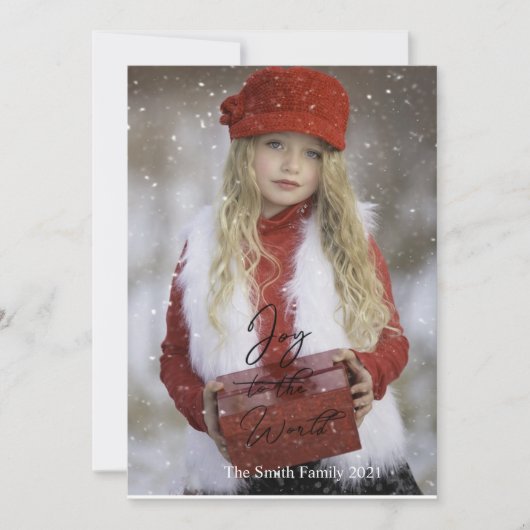 ジョイスクリプトクリスマス シーズンカード (正面)