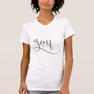 ジョイスクリプトシルバーグリッター Tシャツ