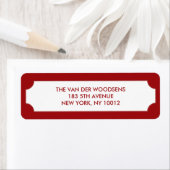 ジョイスクリプトレッド無地の ラベル (インサイチュ)