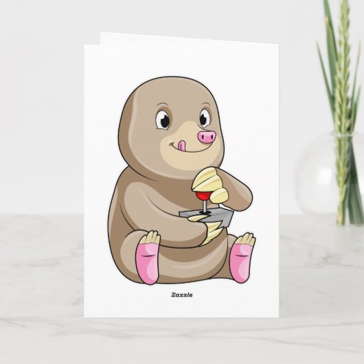 ジョイスティックを使用したゲーマーとしてのモグラ カード (裏面)