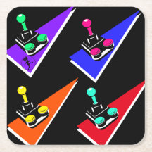 ジョイスティックレトロカラフルヴィンテージ90sグラフィック