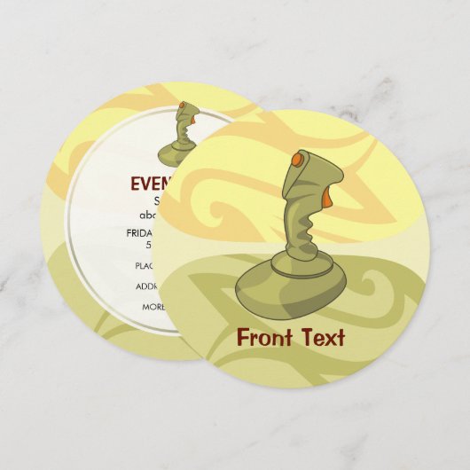 ジョイスティック 招待状 (正面/裏面)