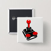 ジョイスティック 缶バッジ (正面&裏面)