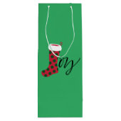 ジョイストッキング ワインギフトバッグ (裏面)