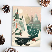 ジョイスノーウィーヴィレッジ | クリスマスウィンター山脈 シーズンカード