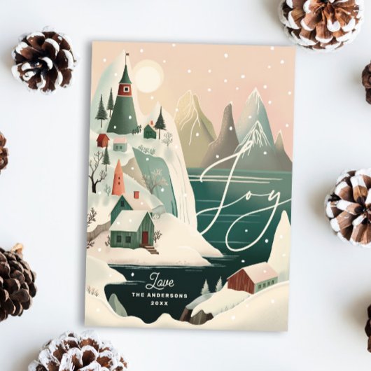 ジョイスノーウィーヴィレッジ | クリスマスウィンター山脈 シーズンカード