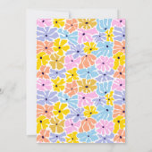 ジョイスフラワーフェスタ誕生日 招待状 (裏面)