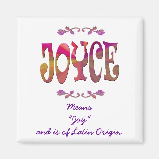 ジョイスマグネットの意味 マグネット (正面)