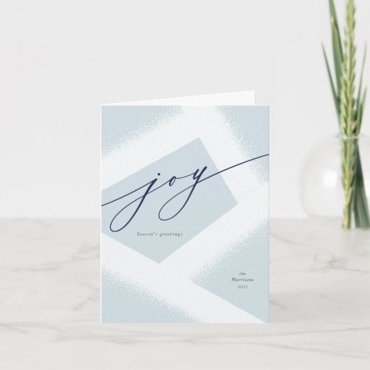 ジョイスモダンノーウィーノンフォトホリデーカード シーズンカード (正面)