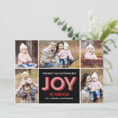 ジョイスモーメントホリデイコラージュフォトカード シーズンカード (スタンド正面)