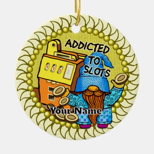 ジョイスロットカスタム格言オーナメント セラミックオーナメント (正面)