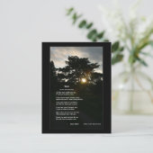 ジョイス・キルマー「木図解入りの、写真付きの」孫娘 ポストカード (スタンド正面)