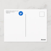 ジョイス・キルマー「木図解入りの、写真付きの」孫娘 ポストカード (裏面)