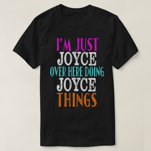 ジョイス・ジャンズ・ジョイス・カスタム Tシャツ (デザイン正面)
