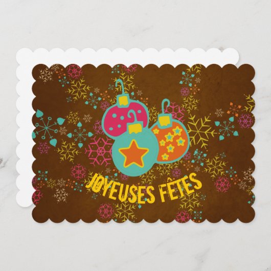 ジョイセスフェテスオーナメントホリデーズカード シーズンカード (正面/裏面)