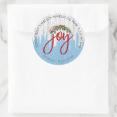 ジョイタイポグラフィオン素朴絵を描木材 ラウンドシール (バッグ)