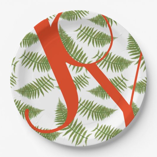 ジョイタイポグラフィ引用文レッド&グリーンクリスマス ペーパープレート (正面)