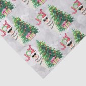 ジョイタイポグラフィ | クリスマスラマ模様 薄葉紙 (詳細)