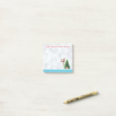 ジョイタイポグラフィ |クリスマス・ラマ ポストイット (デスク上)