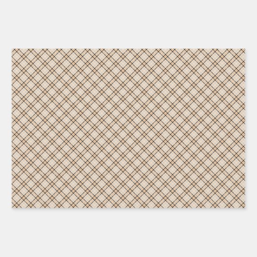 ジョイタンタータンチェックプレイドパターンクリスマス ラッピングペーパーシート (正面2)