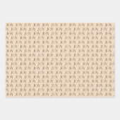 ジョイタンタータンチェックプレイドパターンクリスマス ラッピングペーパーシート (正面)