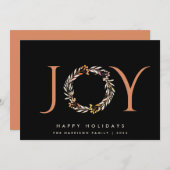 ジョイテラコッタブラッククリスマス2022 シーズンカード (正面/裏面)