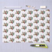 ジョイトインデアおもしろいクリスマスホリデー 薄葉紙 (クラフト)