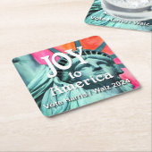 ジョイトゥアメリカハリスワルツ スクエアペーパーコースター (アングル)