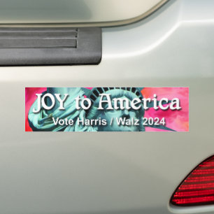 ジョイトゥアメリカハリスワルツ バンパーステッカー