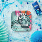 ジョイトゥアメリカハリスワルツ ペーパープレート (パーティー)