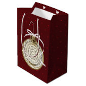 ジョイトゥザワールドオーナメントタイポグラフィ抱き枕 ミディアムペーパーバッグ (裏面アングル)