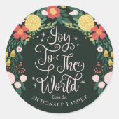 ジョイトゥザワールドフローラガーデンエレガント ラウンドシール (正面)