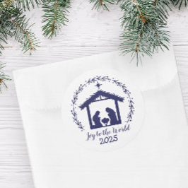 ジョイトゥザワールドブルー出生クラシックラウンドスティック ラウンドシール