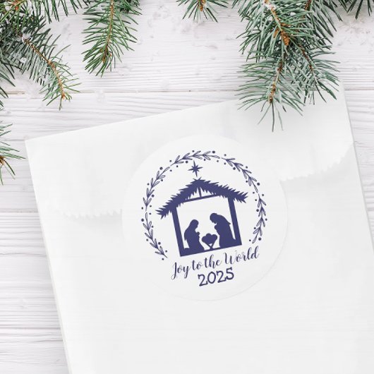 ジョイトゥザワールドブルー出生クラシックラウンドスティック ラウンドシール