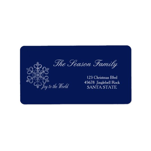 ジョイトゥザワールドホリデイ住所 シール (正面)