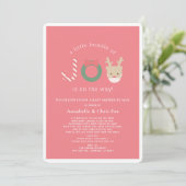 ジョイトナディアマスクピンクホリデーベビーシャワーbyメール 招待状 (スタンド正面)