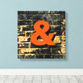 ジョイナのアンパサンド キャンバスプリント (インサイチュ (ウッドフロア))