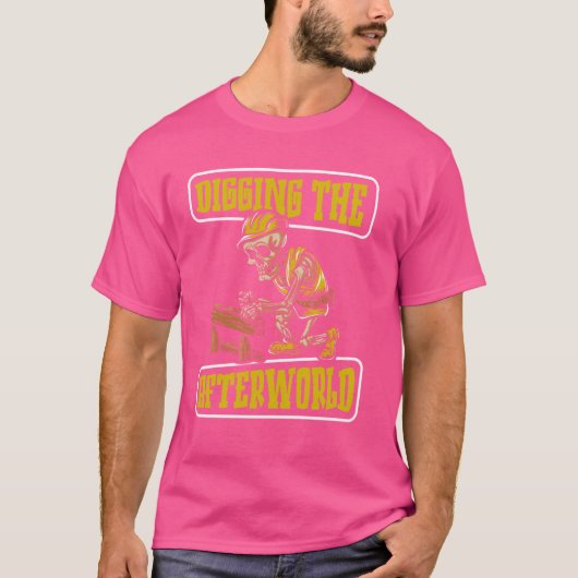 ジョイナのスケルトン木工職人 – 大工の木工道具 Tシャツ (正面)
