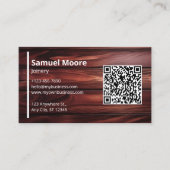 ジョイナリーテンプレートデザイン木工 名刺 (正面)