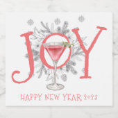 ジョイニューイヤーズイブパーティー2023 リキュールボトルラベル (シングルラベル)