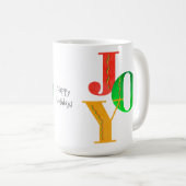 ジョイハッピーホリデー コーヒーマグカップ (正面右)