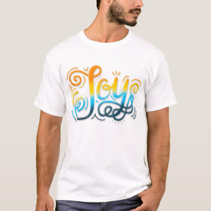 ジョイハンドレタリングアロエースプライドサンセット Tシャツ